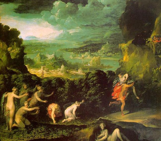 Pietro, Nicolo di The Rape of Proserpine. oil painting image